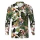 thumbnail image 3 of Camisas Para Hombre Manga Larga Hombres Casual Manga larga Otoño Invierno 3D Impreso Camisas Top Blusa Camisas (White, M), 3 of 5