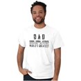 thumbnail image 5 of Dad Genuine World's Greatest Father Men's Graphic T Shirt Tees Brisco Brands S, 5 of 5