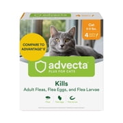 (3 pack) Advecta II Flea Treatment for Small Cat, 4 Monthly Treatments