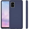 thumbnail image 2 of Galaxy A51 5G Case, Samsung A51 5G Case Liquid Silicone Case Dual Layer Hybrid Hard PC Soft Silicone Gel Rubber Bumper Slim Shockproof Protective Phone Case for Samsung Galaxy A51 5G,Night Blue, 2 of 12