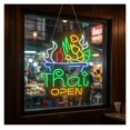 thumbnail image 1 of Letrero De Neón Thai Food Open, Ideal Para Decoración De Pared De Cocina Y Restaurante, Con Luz Regulable De 42cmx52cm, 1 of 7