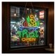 thumbnail image 1 of Letrero De Neón Thai Food Open, Ideal Para Decoración De Pared De Cocina Y Restaurante, Con Luz Regulable De 42cmx52cm, 1 of 7
