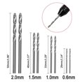 thumbnail image 1 of 40Pcs Titane Revêtu d'Acier à Grande Vitesse Foret Ensemble Outil HSS Twist Foret Ensemble 0,6 Mm / 1,0 Mm / 1,5 Mm / 2,0 Mm, 1 of 11
