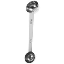 Soimiss Adjustable Teaspoon Measuring Spoon Silver Stainless Steel for Sugar Measuring 1Pack