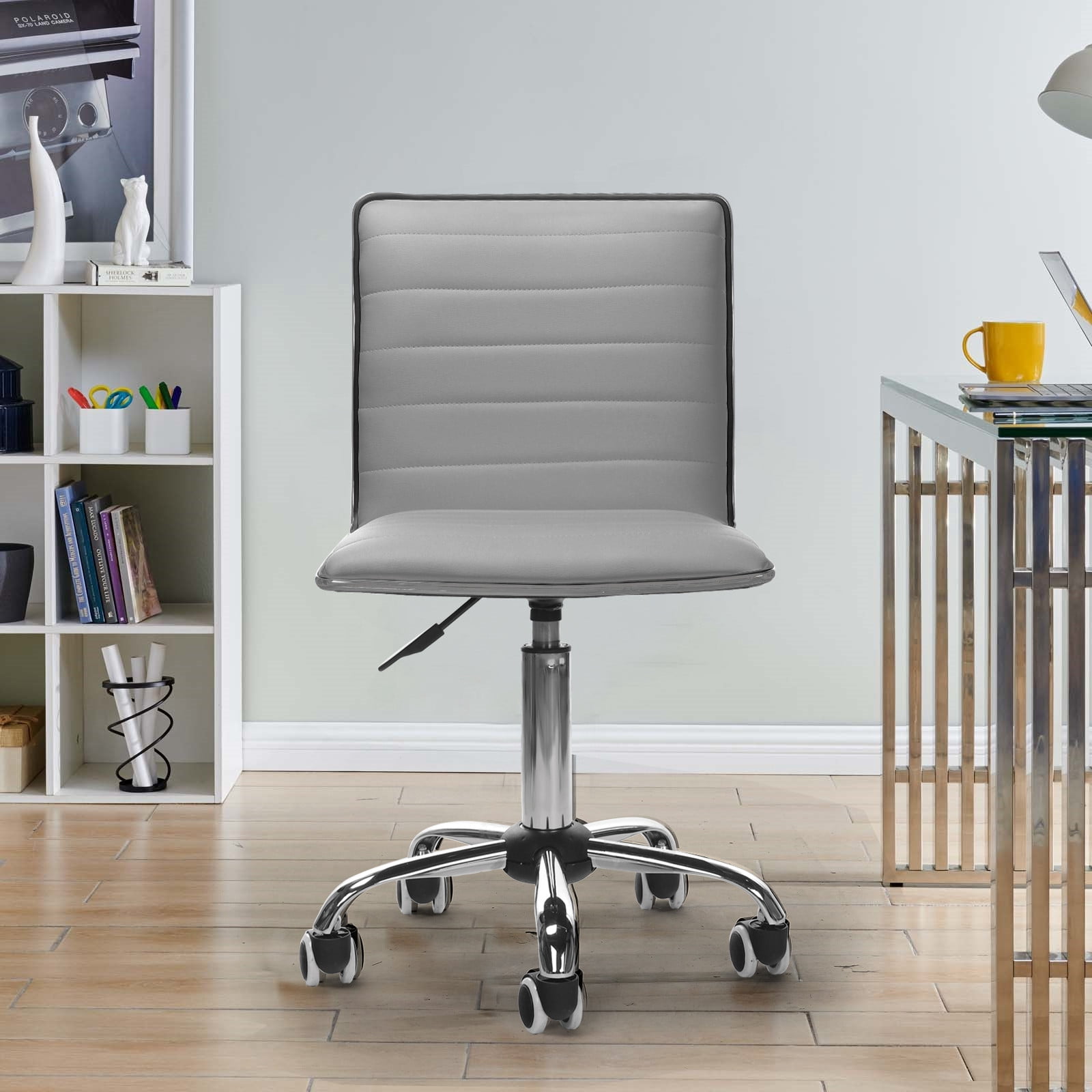 Details about   Ergonomic Desk Chairs Home Office Computer Task Chair Adjustable Flip up Armrest 