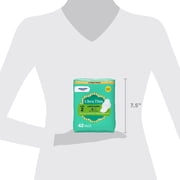 Equate Ultra Thin Pads with Flexi-Wings, Long Super Absorbency, Size 2, 42 Count