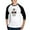 Black/White, variant on CafePress - CANDY SKULL Hawiian Shirt Ghost Outline Baseball J - Cotton Baseball Jersey, 3/4 Raglan Sleeve Shirt