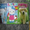 Frozen, Hello Kitty & Puppies Activity Coloring Giant(set of 3 Books)16" X 22" Books