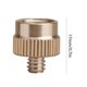 thumbnail image 3 of Adaptador de tanque de Gas plano adaptador de tanque de Gas propano de cobre 1/4 rosca para barbacoa al aire libre, 3 of 9