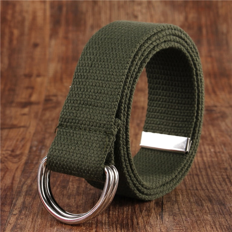 Green Stretch Belt with Double Ring Buckle 1 main image 3