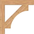 thumbnail image 3 of Ekena Millwork 5 1/2"W x 40"D x 40"H Westlake Block Smooth Bracket, Western Red Cedar, 3 of 4