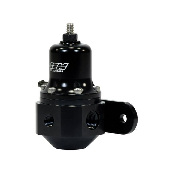 AEM 25-305BK Universal Adjustable Fuel Pressure Regulator - Black Anodized