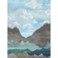 thumbnail image 2 of Ciullini, Andrea 12x14 White Modern Wood Framed Museum Art Print Titled - Cloudy Mountains II, 2 of 4