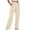 Beige, variant on Zedker Cargo Pants Women's Stretch High Waist Bootcut Flare Leggings with 6 Pockets Soft Yoga Work Pants BeigeL
