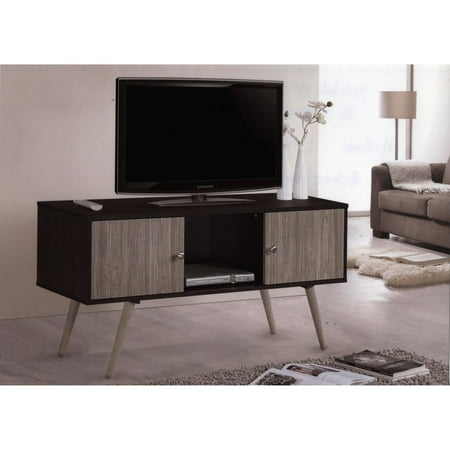 Modern Entertainment Unit - Hodedah Imports 47 in. Retro Style Entertainment Unit