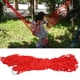 thumbnail image 5 of Cómoda hamaca de malla de nailon con cama colgante y doble columpio para acampar al aire libre(red), 5 of 10