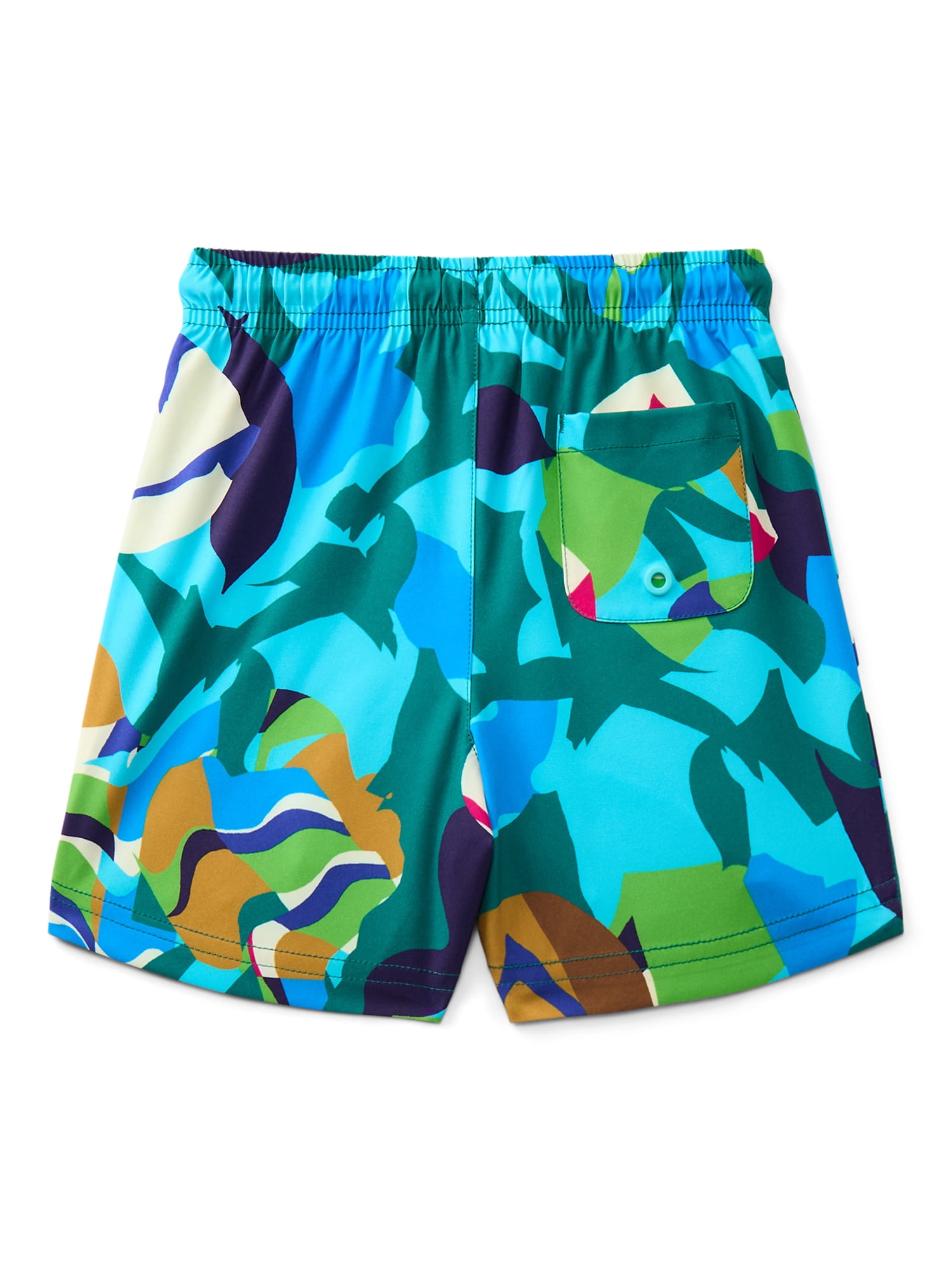 Wonder Nation Baby and Toddler Quick- Dry Swim Trunk, Sizes 12M-5T