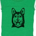 thumbnail image 4 of Inktastic Siberian Husky Sketch Portrait Boys or Girls Baby Bodysuit, 4 of 5