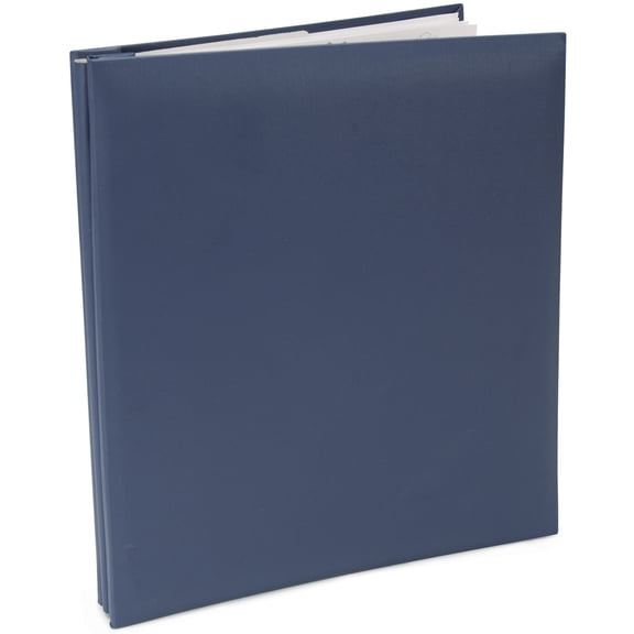Pioneer Leatherette Post Bound Album 8.5"X11"-Bay Blue