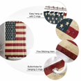 thumbnail image 5 of Shower Curtain Bathroom Set USA Flag Stars and Stripes Waterproof Fabric Shower Curtains with Grommets&Hooks Independence Day Patriotic Privacy Bath Curtain for Bathtub 72x84in, 5 of 7