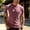 Pink # Mens Shirts, variant on Vetsdori Mens Fashion T-Shirts Sport Short Sleeve Pullover Summer Breathable Color-Block Trendy Casual Tops for Men