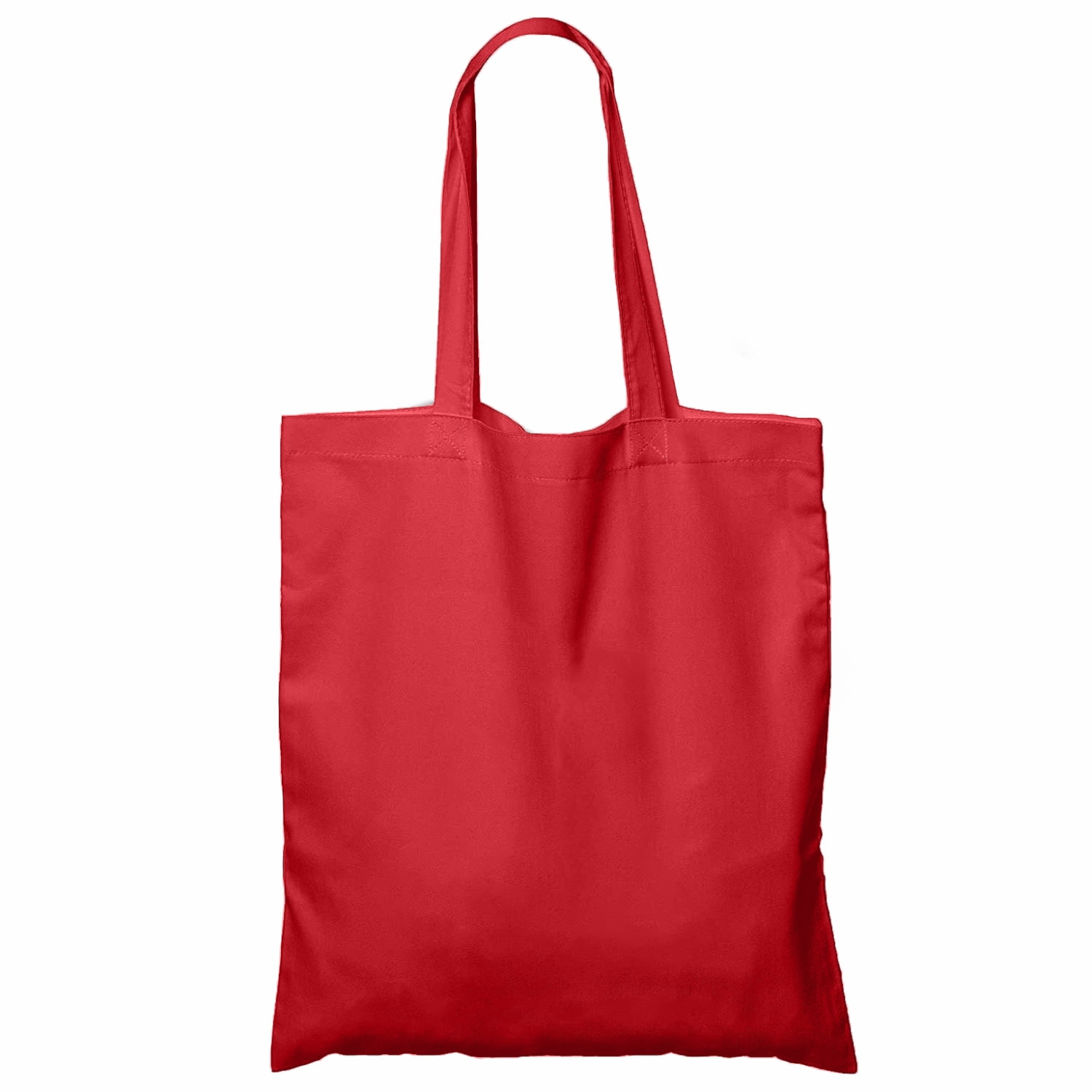 TOPDesign 24-Pack Economical 16x15 White Cotton Tote Bag