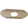 thumbnail image 2 of Ekena Millwork 24"W x 12"H x 6 1/4"ID x 1/4"T Chrysler Wood Fretwork Pierced Ceiling Medallion, Birch, 2 of 3