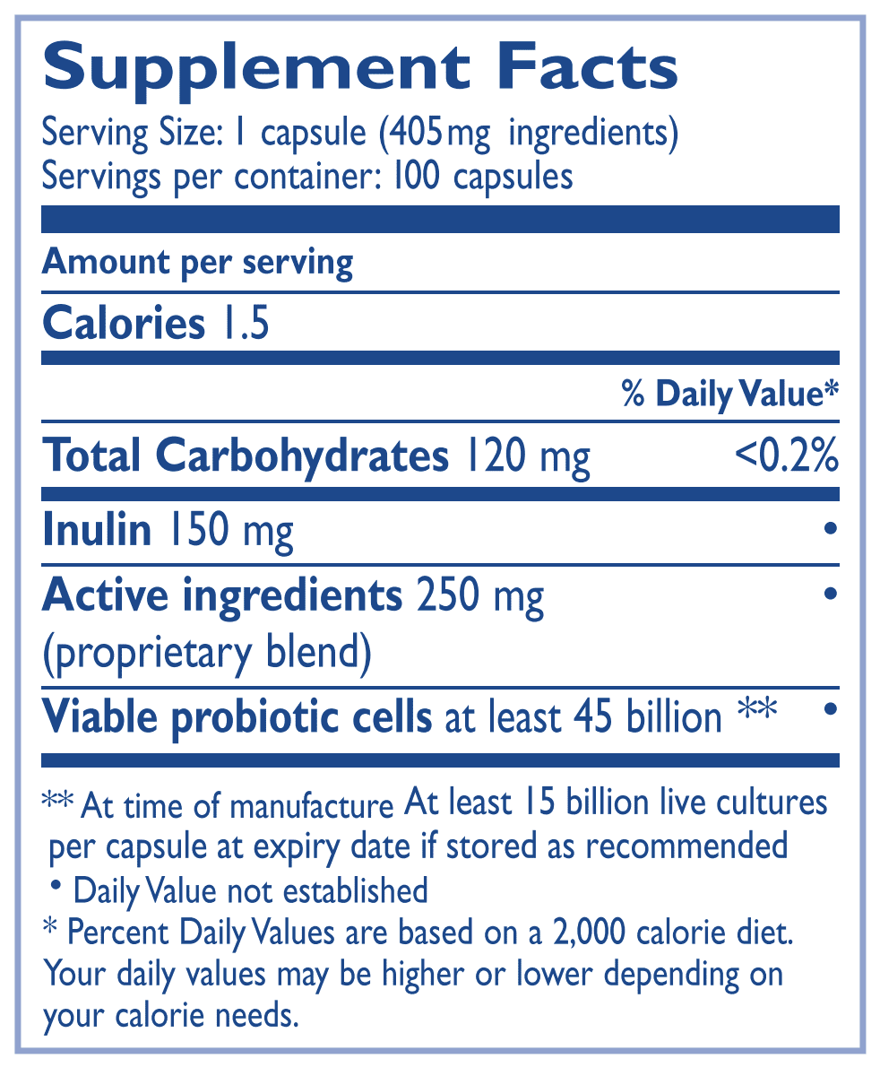 Dr. T Probiotic + Prebiotic & Synbiotic Capsules – Advanced Formula w/ L. bulgaricus for Digestive Health & Gut Balance – 45 Billion CFU Daily Supplement – 100-Day Supply, 100 Caps (1 Pack)