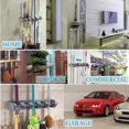 thumbnail image 7 of VANNYVANYA 2 Pack Wall Mount Mop Broom Holder, Heavy Duty Storage Organizer with 5 Slots 6 Hooks for Kitchen Garage Garden Laundry, 7 of 7
