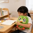 thumbnail image 2 of Búho de peluche suave, juguete de peluche con relleno, diseño de ojos estrellados, compañero mimoso para niños a partir de 3 años y adultos, para jugar antes de dormir, decoración del hogar, regalo, 2 of 5