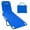 2 Leg lounger Blue, variant on EasyGo Products 2 Legs Support and Reclining Backrest Chaise Lounge