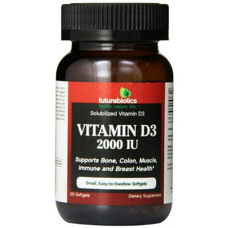 FutureBiotics Vitamin D3 - 2000 IU - 120 Softgels