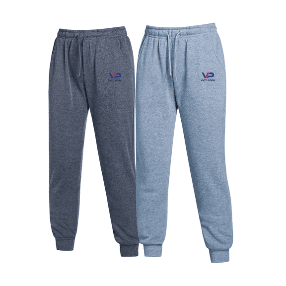 VICTPOPU Solid Color Casual Jogger Set, Two-piece Casual/Walking Outfit, Simple and Comfortable Sports Pants, Men's and Women's Clothing,Darkgray/Grey-S