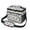 Dinosaur and Text-2, variant on Dinosaur and Text White Pattern Insulated Lunch Box for Women Men, Medium Leakproof Cooler Bag with Adjustable Strap, 10"x6.7"x8"