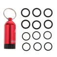 thumbnail image 2 of ZLight Mini Scuba Diving Tank with 12 Chain and Pick Rings Key Brass O Dive Red, 2 of 6
