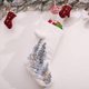 thumbnail image 3 of Medias bordadas de Navidad, soporte para calcetines, bolsa de regalo de lana blanca, colgante para chimenea en casa, suministros para Bar de Kits de decoración para fiestas Árbol de Navidad Bewildely HA068964-02, 3 of 6