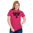 thumbnail image 3 of Mama Bear Paw Print Cute Mothers Day Women's Graphic T Shirt Tees Brisco Brands X, 3 of 6
