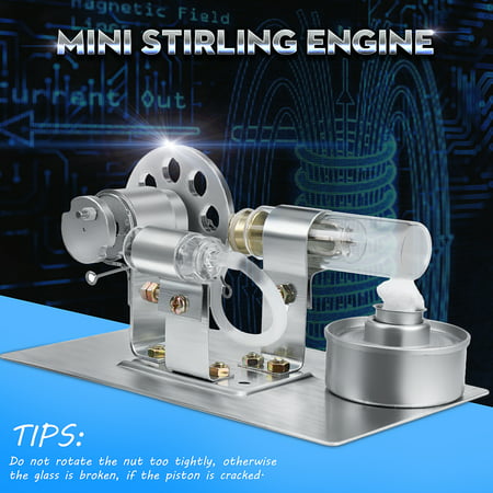 Hot Air Stirling Engine Motor Power Model Generator Engine Toy Education (Best 2d Physics Engine)