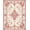 Pink Multi, Pattern 20, variant on ODIKA 8'x10' Washable Area Rug Playroom Vintage Cottagecore Border Coquette Aesthetic Pink Dorm for King Size Bedroom Under Bed, Master Suite, Non-Shedding, Easy Care