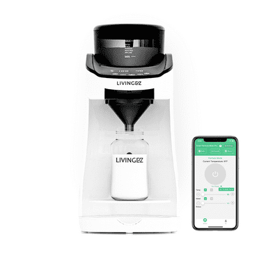 LivingEZ Smart Formula Mixer Plus- App Controled WiFi Baby Formula Dispenser Machine- Automatic Baby Formula Maker