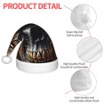 thumbnail image 4 of Bingfone Gold Pattern Black Skull for Kids Christmas Hat Santa Hat for Boys Girls Teenager for Christmas New Year Xmas Festive Holiday Party Supplies Gifts, 4 of 6