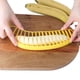 thumbnail image 2 of Injueey Cortador de plátanos, cortador amarillo, cortador de plástico para ensalada de plátano, herramienta para hacer frutas y verduras, herramienta Cocina y Comedor Injueey JJ14775-00B, 2 of 6