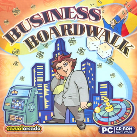 Casual Arcade Business Boardwalk for Windows PC- XSDP -LFBUSBOARJ - Buy businesses, upgrade properties and swap stores with other players as you try to corner markets and bankrupt your rivals. (Best Business Casual Stores)