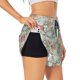 thumbnail image 1 of Balery Cute Owl Pantalones cortos deportivos para mujer con forro y dos bolsillos, elásticos, para entrenamiento, gimnasio, yoga-X-Large, 1 of 7