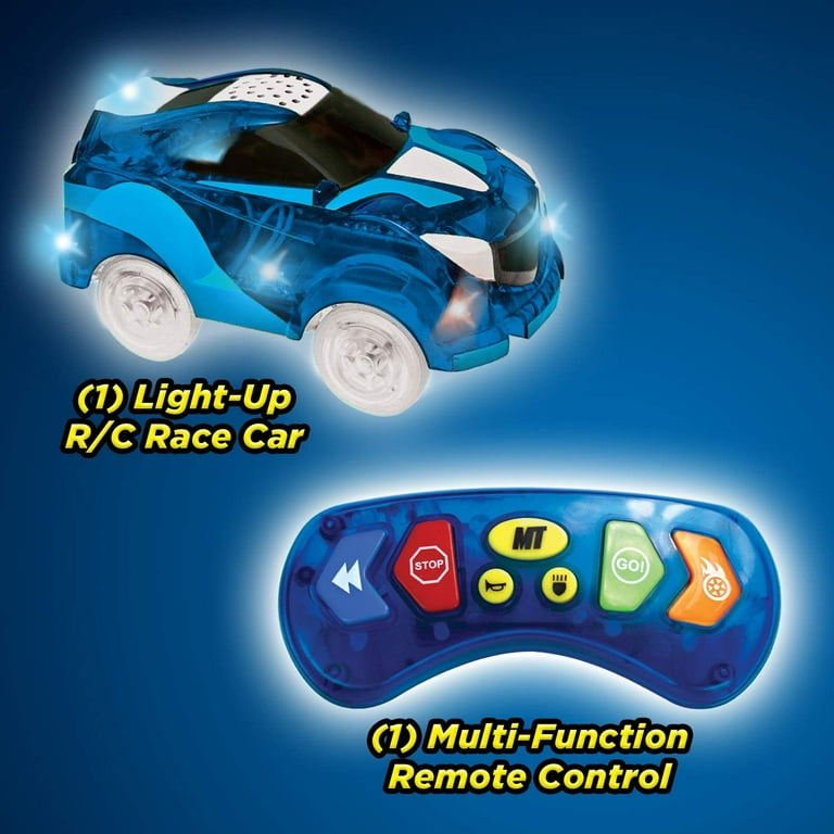 Ontel Magic Tracks Fire Rescue Glow in The Dark Racetrack Set with 10 Feet  of Speedway