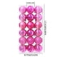thumbnail image 4 of CLLC 36 Adornos Navideños para Árbol, Bolas Decorativas Irrompibles de Plástico PVC Brillante para Decoraciones de Fiestas, Bodas y Coronas (Rosa Fuerte), 4 of 8