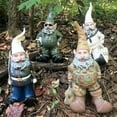 thumbnail image 6 of Homestyles "Top Gun" Air Force Pilot Gnome American Military Solider Large Outdoor Garden Statue 15"H, 6 of 6