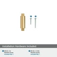 thumbnail image 4 of Amerock Balon 2 inch (51mm) Length Champagne Bronze Cabinet Knob, 4 of 6
