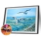 thumbnail image 2 of Cuadros Decorativos Ronda completa diamante pintura olas y gaviotas DIY hecho a mano arte artesanía regalos Wdftyju embutido en tela, 2 of 9