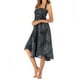 thumbnail image 1 of Moda Mujer s Ropa Bohemio Cintura alta Cómodo Vestido estampado  inferior para vacaciones Pya Señoras Chica negro Macarena  Faldas de moda, 1 of 8